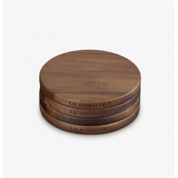 Sotto pentola set 4 pezzi legno